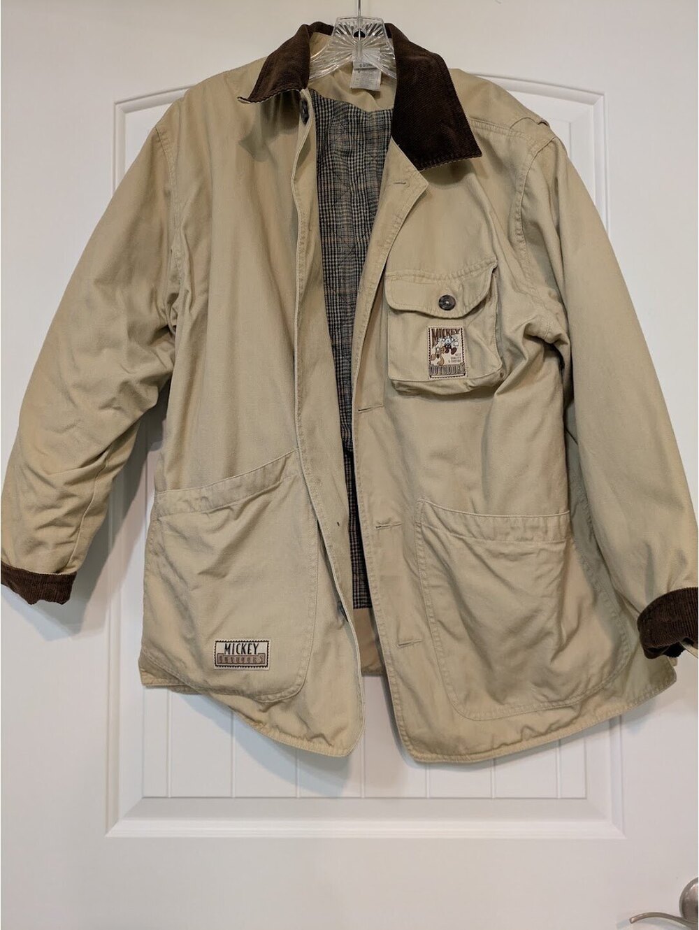 Disney Catalog Mickey Outdoors Cotton Coat Medium – Alpine Ivory